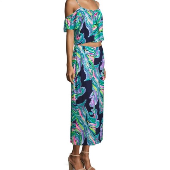 Lilly Pulitzer Dresses & Skirts - Lilly Pulitzer Posey Set Pants Crop Top